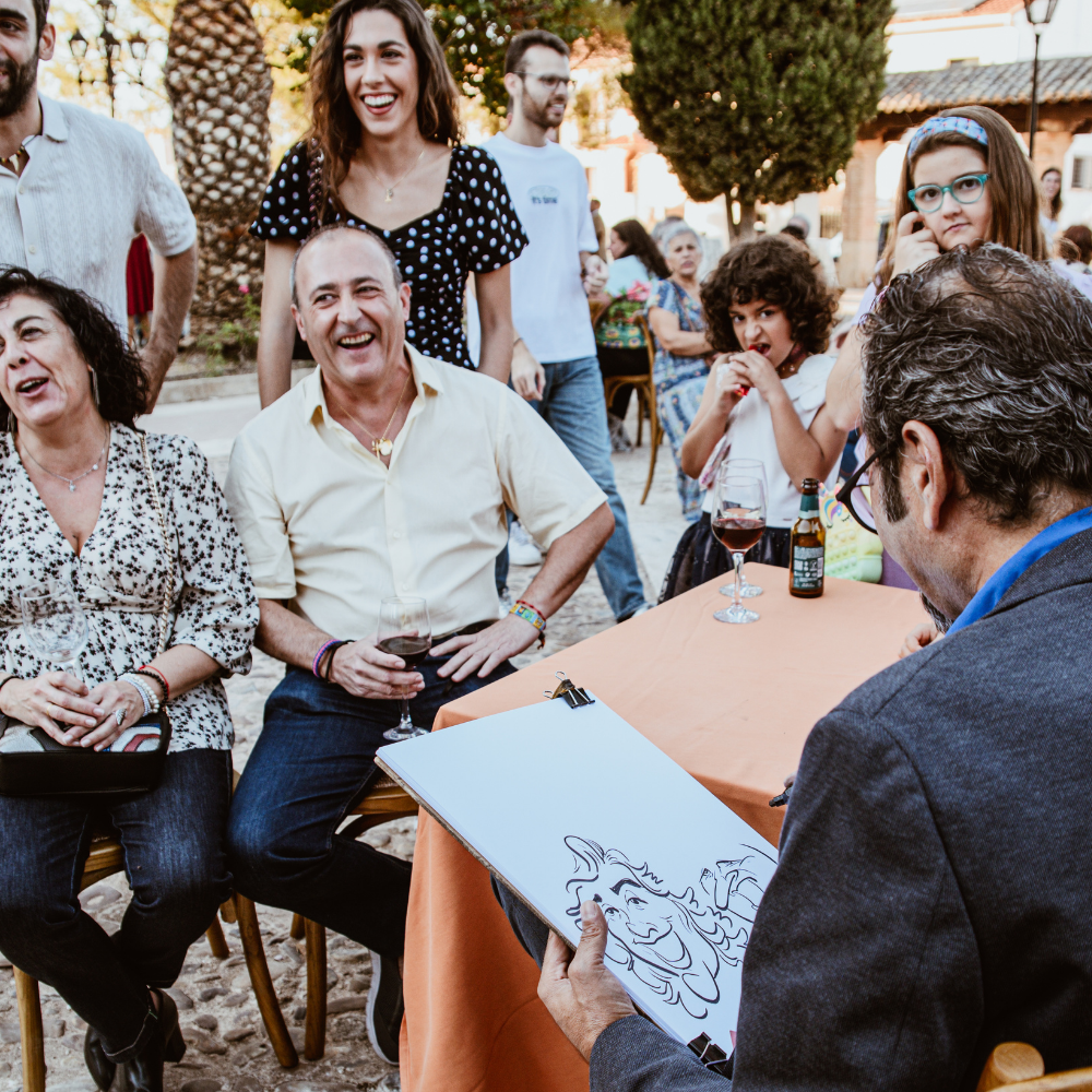 Caricaturista para bodas en Toledo