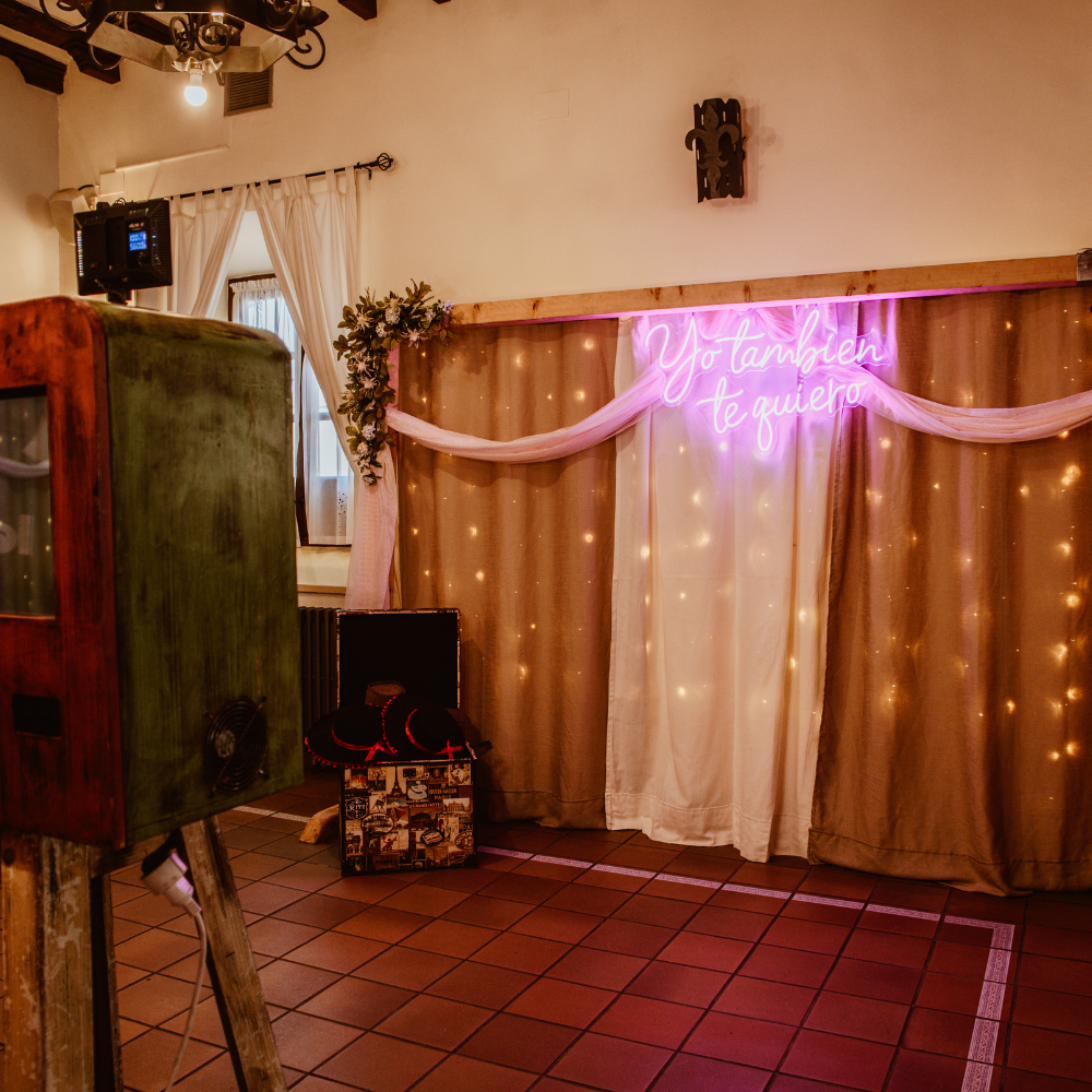 Photocall para bodas en Toledo